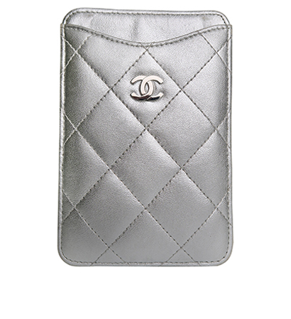 Chanel Quilted Phone Case, front view